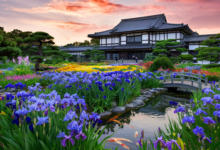 what museum contains hiroshige- horikiri iris garden​